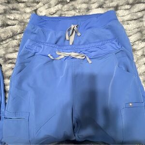 Figs Ceil blue cargo Scrub Pants